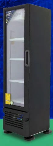Enfriador vertical Imbera VR08 — Negro, modelo VR08 Negro