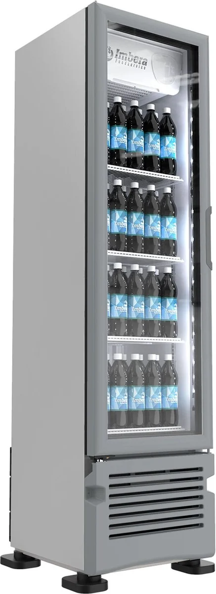 Enfriador vertical Imbera VR08 — Blanco, modelo VR08