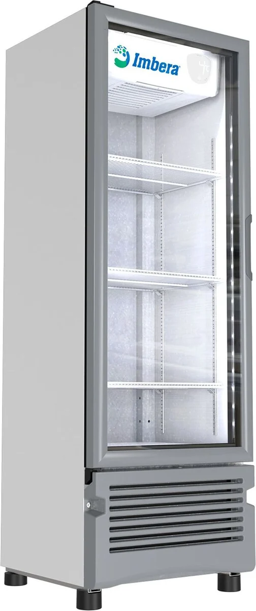 Enfriador vertical Imbera VR12 — Blanco, modelo VR12