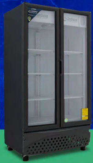 Enfriador vertical Imbera VRD26 — Negro, modelo VRD26 Negro